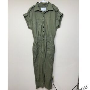 Pistola Revolve Green Short Sleeve Jumpsuit Small Women